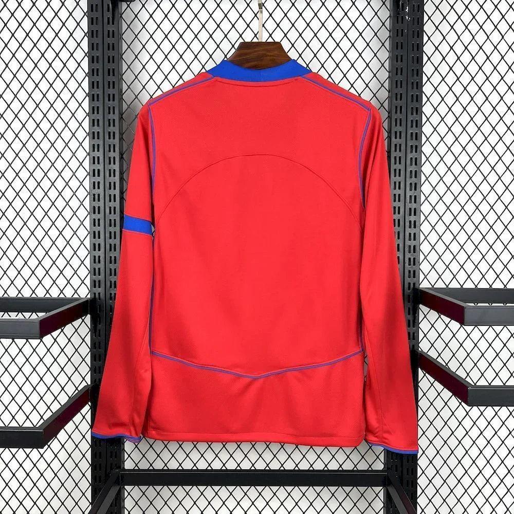 Maillot Rouge Paris 2025 Manches Longues