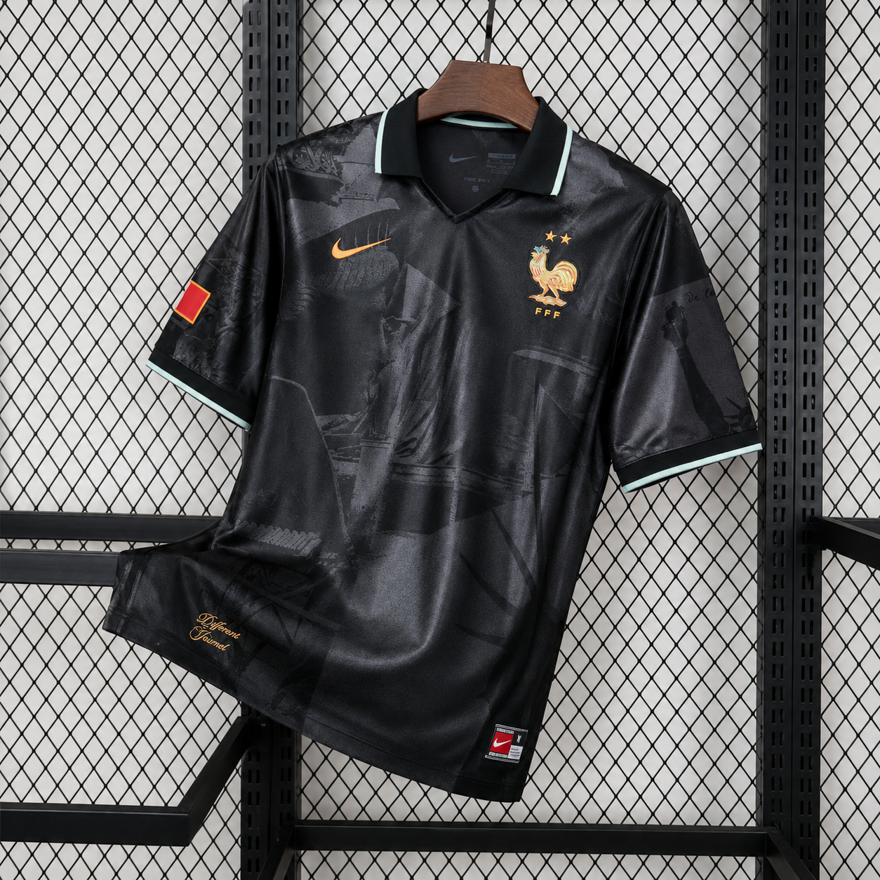 Maillot Équipe de France Noir Energy